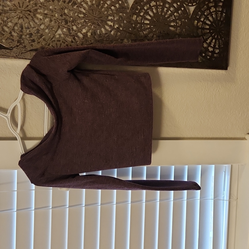 Small Long sleeve crop top